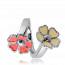 Bague argent Kenzo fleur Rida mini