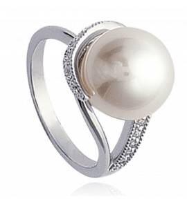 Bague Boucle Perlée