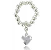Bague coeur argente