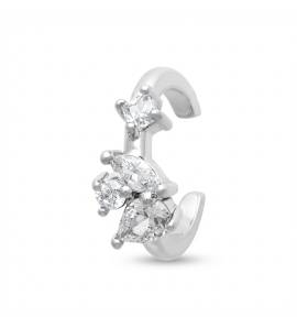 Bague d'oreille argent Liseby à l'unité