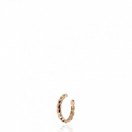 Bague d'oreille plaqué or Erga à l'unité