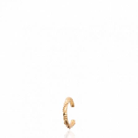 Bague d'oreille plaqué or Evnor à l'unité
