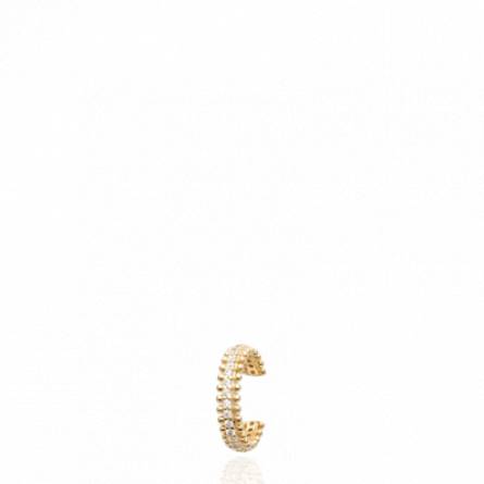Bague d'oreille plaqué or Hermence à l'unité