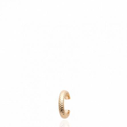 Bague d'oreille plaqué or Soviera à l'unité
