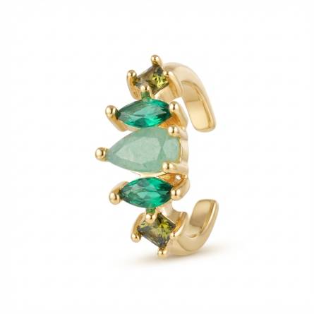 Bague d'oreille plaque or Kyrie à l'unité