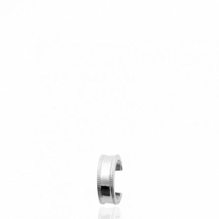 Bague d'oreilles argent Carras à l'unité