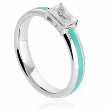 Bague femme argent Ahlmed turquoise