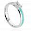 Bague femme argent Ahlmed turquoise mini