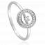 Bague femme argent Alvia ronde mini