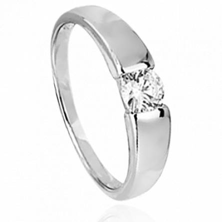 Bague femme argent Amosa