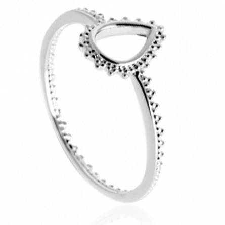 Bague femme argent Chiang