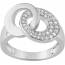 Bague femme argent Cora ronde 2