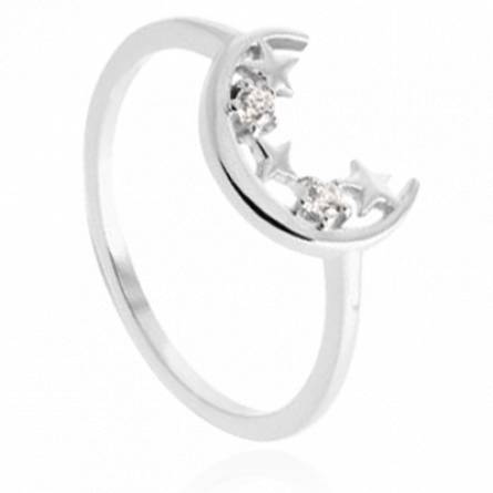 Bague femme argent Dazhan arrondie