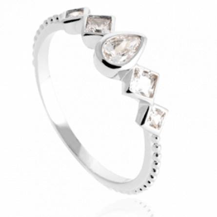 Bague femme argent Gibbs