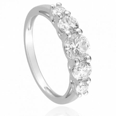 Bague femme argent Hetaria