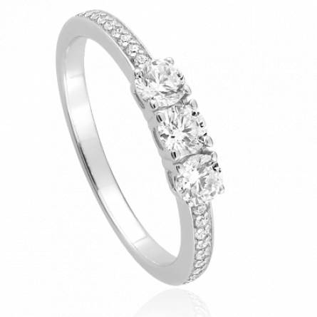 Bague femme argent Pileta