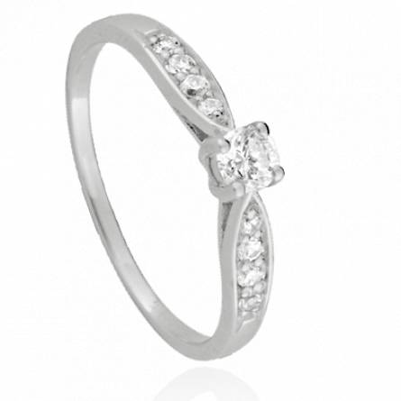 Bague femme argent Polia