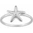 Bague femme argent Starfish 2 2