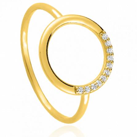 Bague femme or Balicia ronde