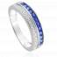 Bague femme or Bilena bleu mini