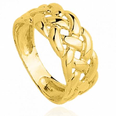 Bague femme or Entrecroissement