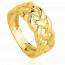 Bague femme or Entrecroissement mini