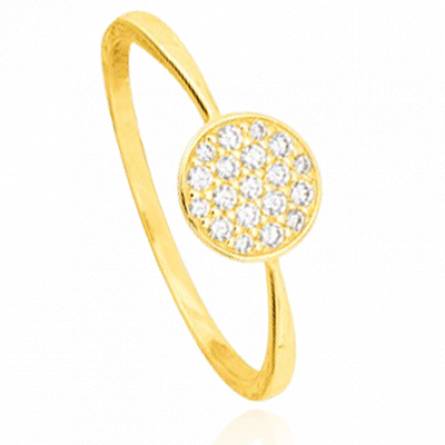 Bague femme or Ineta ronde
