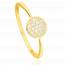 Bague femme or Ineta ronde mini