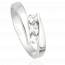Bague femme or River mini