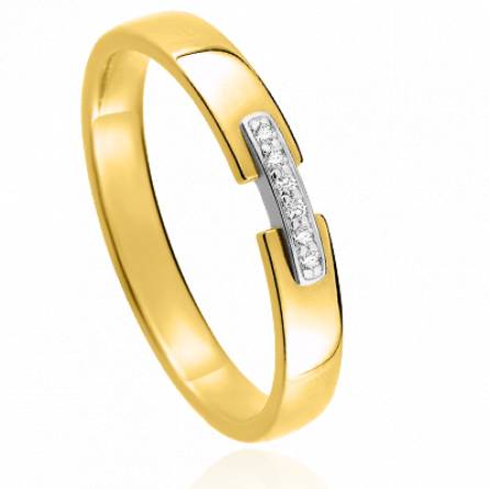 Bague femme or Saspia