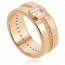 Bague femme plaqué or Brocchi mini