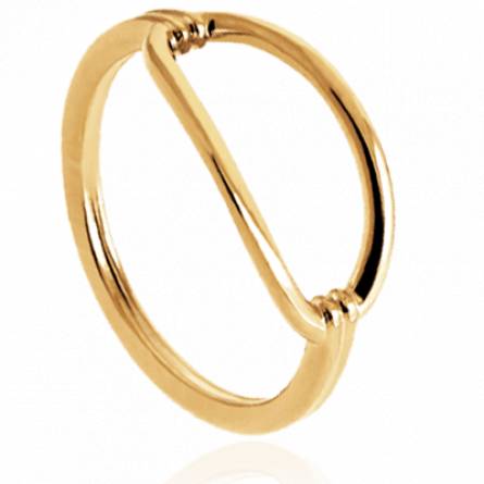 Bague femme plaqué or Chibane