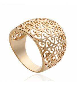 Bague femme plaqué or Claribel
