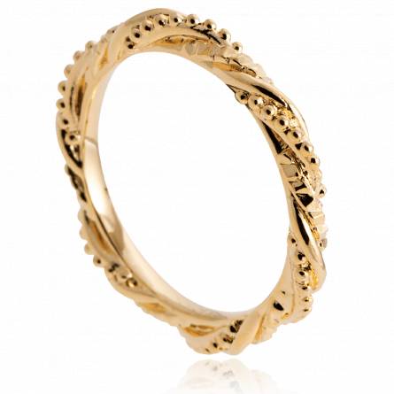 Bague femme plaqué or Dalavanh