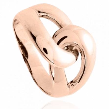 Bague femme plaqué or Dermena