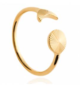 Bague femme plaqué or Elouise jaune