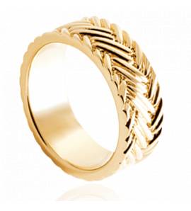 Bague Plaqué Or Fara