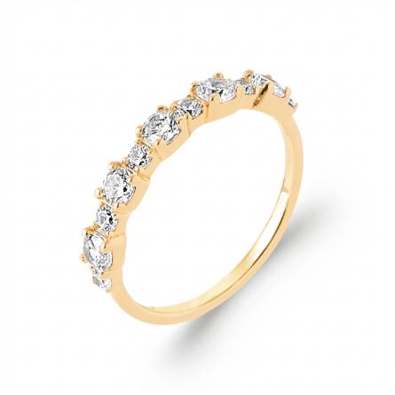 Bague femme plaqué or Isingrini