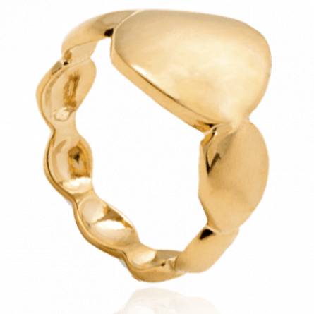 Bague femme plaqué or Kunna