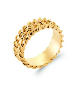 Bague Plaqué Or Losarene