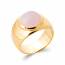 Bague femme plaqué or Lucini rose 2