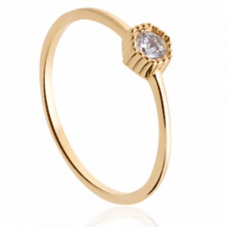 Bague femme plaqué or Velta