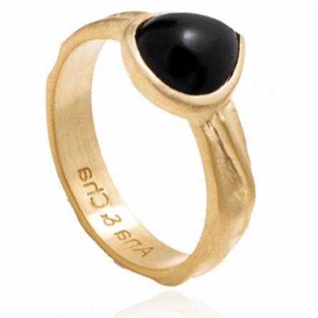 Bague femme plaqué or Yakann