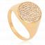 Bague femme plaqué or Yasoko ronde mini