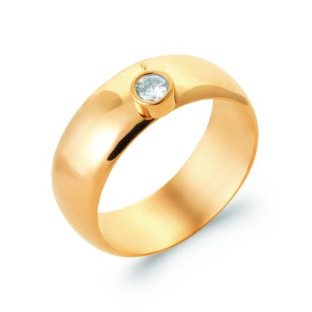 Bague femme plaqué or Yuhuan