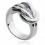 Bague godrons entrelaces asya mini