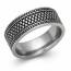 Bague homme acier Amdes mini