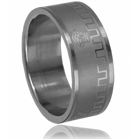 Bague homme acier Egyptienne