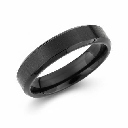 Bague homme acier Ipry noir