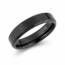 Bague homme acier Ipry noir mini